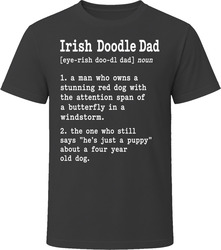 Irish Doodle Dad Definition T Shirt