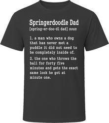 Springerdoodle Dad Definition T Shirt Springerdoodle Dad Definition T Shirt