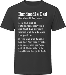 Bordoodle Dad Definition T Shirt