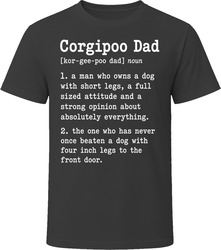 Corgipoo Dad Definition T Shirt