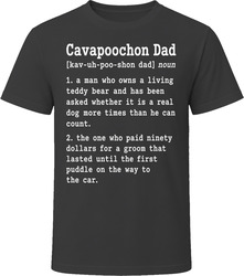 Cavapoochon Dad Definition T Shirt