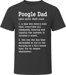 Poogle Dad Definition T Shirt