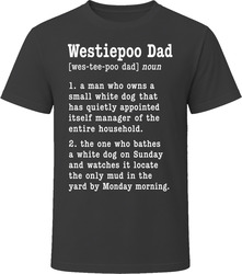 Westiepoo Dad Definition T Shirt