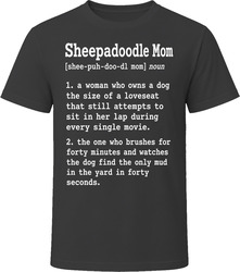 Sheepadoodle Mom Definition T Shirt