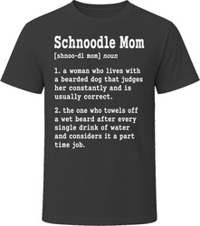 Schnoodle Mom Definition T Shirt