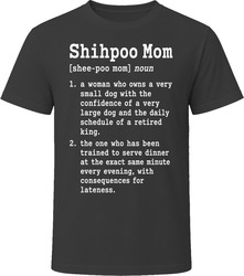 Shihpoo Mom Definition T Shirt Shihpoo Mom Definition T Shirt