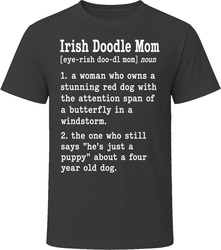 Irish Doodle Mom Definition T Shirt