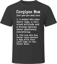 Corgipoo Mom Definition T Shirt Corgipoo Mom Definition T Shirt