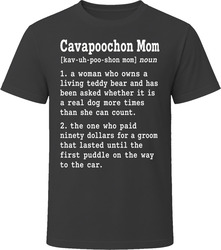 Cavapoochon Mom Definition T Shirt