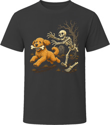 Goldendoodle Skeleton Bone Chase T Shirt Goldendoodle Skeleton Bone Chase T Shirt