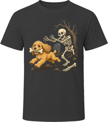 Cockapoo Skeleton Bone Chase T Shirt
