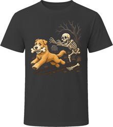 Whoodle Skeleton Bone Chase T Shirt Whoodle Skeleton Bone Chase T Shirt