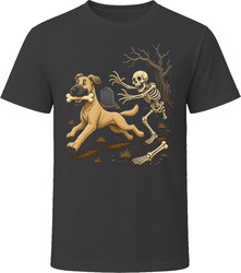 Great Danoodle Skeleton Bone Chase T Shirt Great Danoodle Skeleton Bone Chase T Shirt