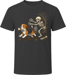 Poogle Skeleton Bone Chase T Shirt Poogle Skeleton Bone Chase T Shirt