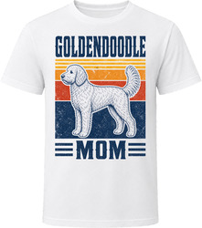 Goldendoodle Mom Retro Sunset T Shirt