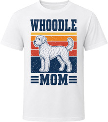 Whoodle Mom Retro Sunset T Shirt Whoodle Mom Retro Sunset T Shirt