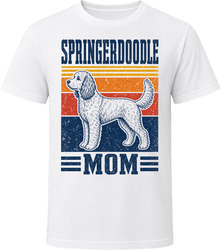 Springerdoodle Mom Retro Sunset T Shirt Springerdoodle Mom Retro Sunset T Shirt