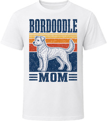 Bordoodle Mom Retro Sunset T Shirt Bordoodle Mom Retro Sunset T Shirt