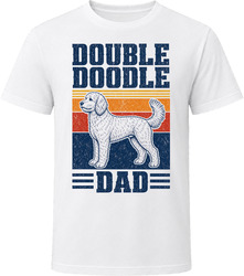 Double Doodle Dad Retro Sunset T Shirt Double Doodle Dad Retro Sunset T Shirt