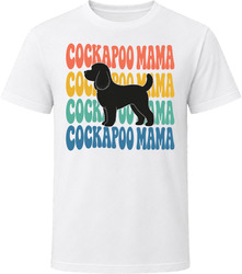 Cockapoo Mama Retro Repeat T Shirt