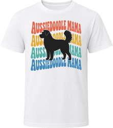 Aussiedoodle Mama Retro Repeat T Shirt