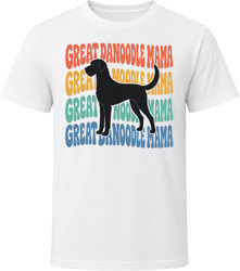 Great Danoodle Mama Retro Repeat T Shirt Great Danoodle Mama Retro Repeat T Shirt