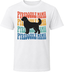 Pyredoodle Mama Retro Repeat T Shirt Pyredoodle Mama Retro Repeat T Shirt