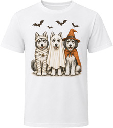 Huskydoodle Halloween Costume Trio T Shirt Huskydoodle Halloween Costume Trio T Shirt