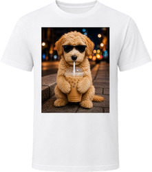 Whoodle Iced Coffee Photo T Shirt Whoodle Iced Coffee Photo T Shirt