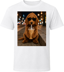 Irish Doodle Iced Coffee Photo T Shirt