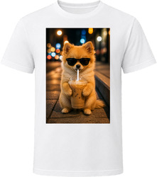 Pomapoo Iced Coffee Photo T Shirt