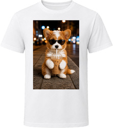 Corgipoo Iced Coffee Photo T Shirt Corgipoo Iced Coffee Photo T Shirt