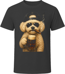 Poochon Dog With Beer and Cigar Funny Doodle Lover Gift T Shirt Poochon Dog With Beer and Cigar Funny Doodle Lover Gift T Shirt