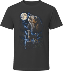 Poogle Doodle Dog Howling at the Moon T Shirt Poogle Doodle Dog Howling at the Moon T Shirt