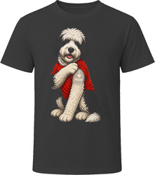 Sheepadoodle Dog I Love Mom Tattoo Funny Doodle Lover Gift T Shirt