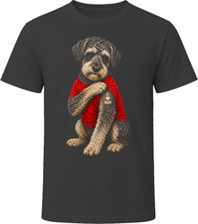 Schnoodle Dog I Love Mom Tattoo Vintage Doodle Lover Tee T Shirt Schnoodle Dog I Love Mom Tattoo Vintage Doodle Lover Tee T Shirt