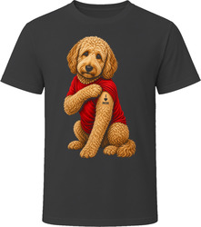 Whoodle Dog I Love Mom Tattoo Dog Lover Gift T Shirt