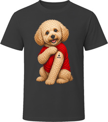 Poochon Dog I Love Mom Tattoo Dog Lover Gift T Shirt Poochon Dog I Love Mom Tattoo Dog Lover Gift T Shirt