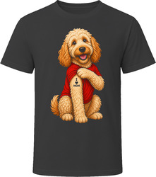 Double Doodle Dog I Love Mom Tattoo Cute Doodle Dad Gift T Shirt Double Doodle Dog I Love Mom Tattoo Cute Doodle Dad Gift T Shirt