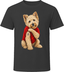 Westiepoo Dog I Love Mom Tattoo Dog Lover Gift T Shirt