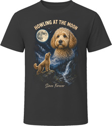 Cream Goldendoodle Doodle Dog Howling at the Moon Since Forever T-Shirt Cream Goldendoodle Doodle Dog Howling at the Moon Since Forever T-Shirt