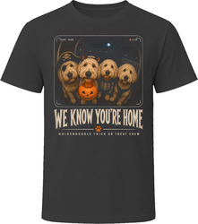 Cream Goldendoodle Trick Or Treat Halloween Dog Lover T Shirt