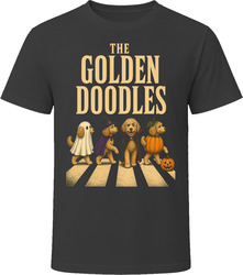 Golden Doodles Halloween Crosswalk Funny Doodle Dog Mom Gift T T Shirt