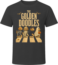 Golden Doodles Trick Or Treat Crosswalk Spooky Doodle Lover Gift T T Shirt