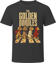 Golden Doodles Halloween Costume Parade Funny Dog Dad Gift T Shirt