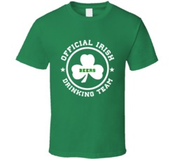 Abraham Drinking Team Clover Ireland Irish St Patricks Day Ireland T S