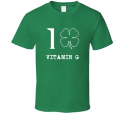 I Love Vitamin G Irish Food St Patrick S Day T Shirt