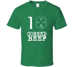 I Love Corned Beef Irish Food St Patrick S Day T Shirt