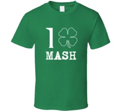 I Love Mash Irish Food St Patrick S Day T Shirt
