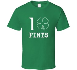 I Love Pints Irish Food St Patrick S Day T Shirt